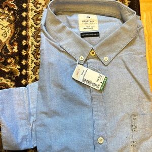XXL Men’s dress shirt Blue
